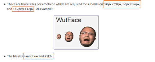 Twitch Emote Size